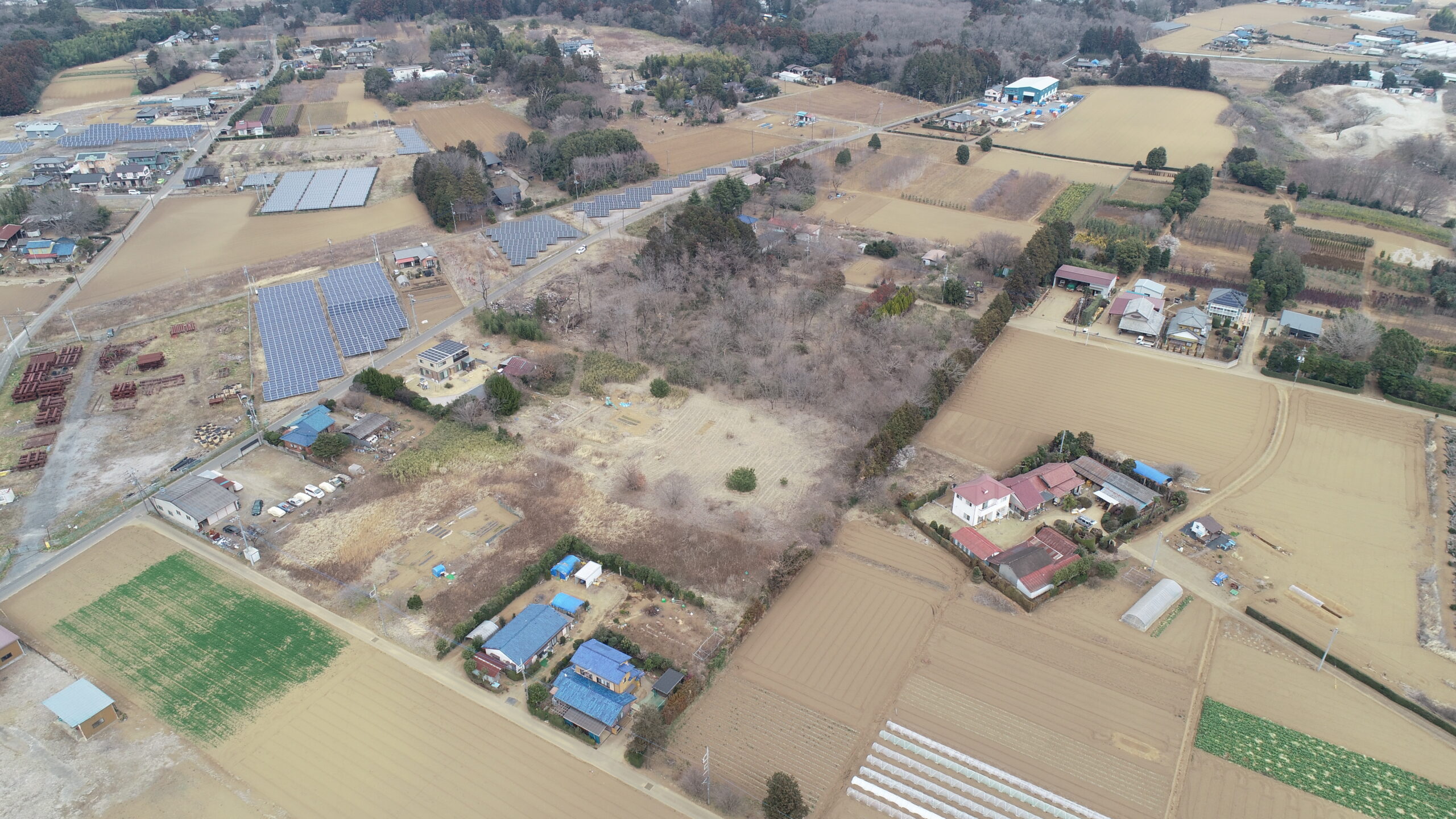 造成・設置前:茨城・龍ケ崎市貝原塚町Ⅱ